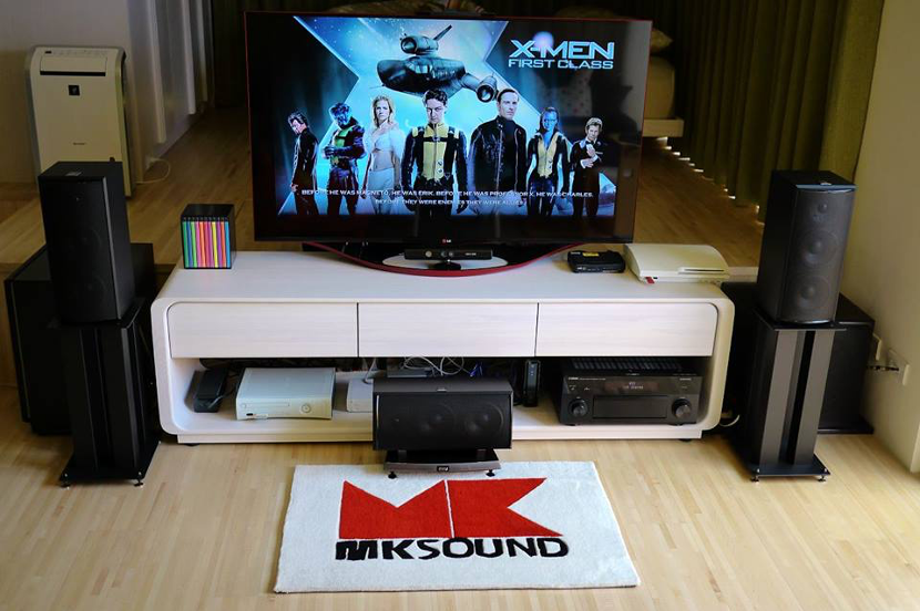 M&K SOUND 經典主喇叭LCR-750搭配腳架