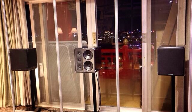 2014台北音響展愷銳展房M&K SOUND旗艦主喇叭S300展示