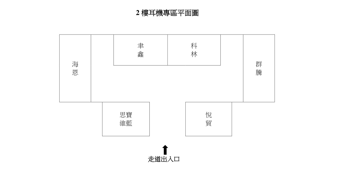 參展廠商二樓耳機專區