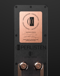 Perlisten Audio旗艦S7t碳纖維限量特仕版 Perlisten CEO Dan Roemer簽名銘牌