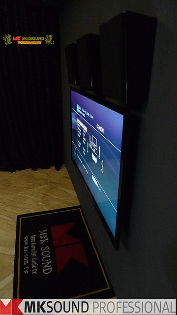 MP150與電視搭配安裝側面
